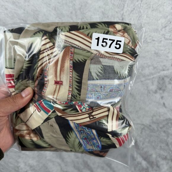 Reyn Spooner Hawaiian Shirt Mens Surfboard Waikiki Beach Longboard Rayon No Tag - Picture 6 of 6